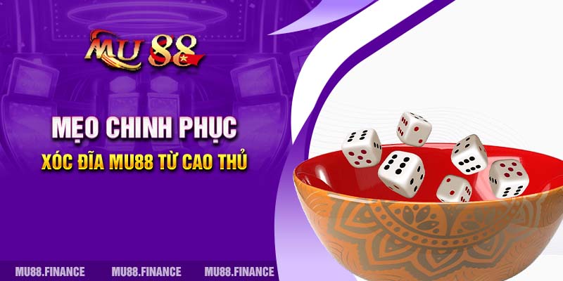 Mẹo chinh phục Xóc Đĩa MU88 từ cao thủ