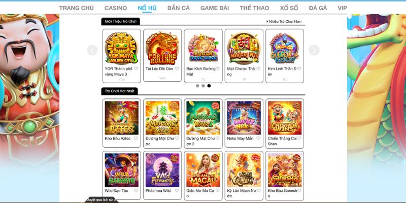 Sân chơi quay thưởng với giá trị Jackpot siêu khủng